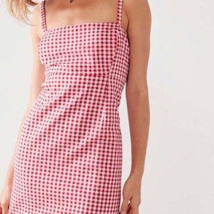 Urban Outfitters Red Gingham Dress